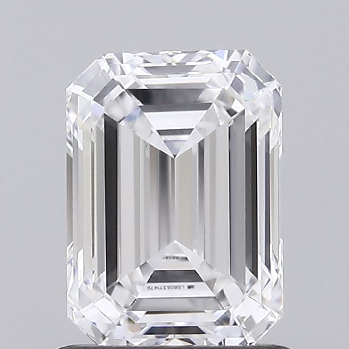 1.05 Carat Emerald Shaped, Ideal Cut, D Color, VVS1 Clarity, IGI Certified Lab Grown Diamond