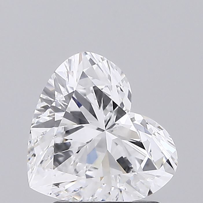 1.78 Carat Heart Shaped, Excellent Cut, D Color, VS1 Clarity, IGI Certified Lab Grown Diamond