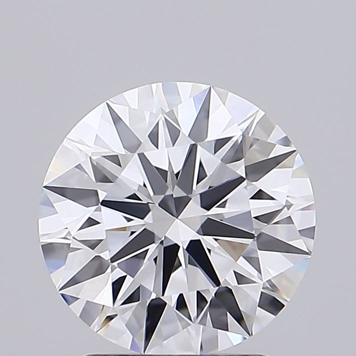 2.09 Carat Round Shaped, Ideal Cut, D Color, IF Clarity, IGI Certified Lab Grown Diamond