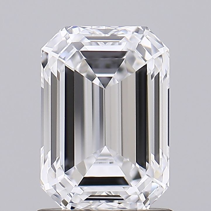 1.56 Carat Emerald Shaped, Ideal Cut, E Color, VS1 Clarity, IGI Certified Lab Grown Diamond