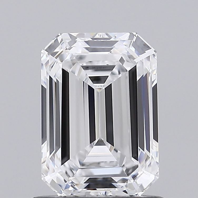 1.06 Carat Emerald Shaped, Ideal Cut, D Color, VVS1 Clarity, IGI Certified Lab Grown Diamond