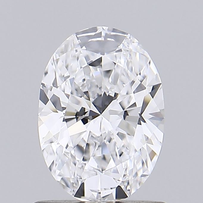 0.90 Carat Oval Shaped, Ideal Cut, D Color, IF Clarity, IGI Certified Lab Grown Diamond