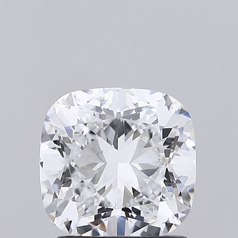 1.60 Carat Cushion Shaped, Ideal Cut, D Color, VS2 Clarity, IGI Certified Lab Grown Diamond