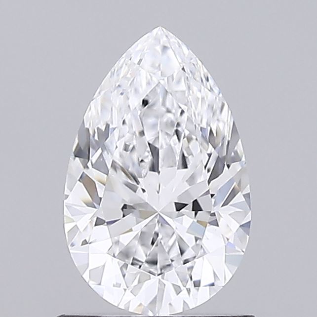 0.97 Carat Pear Shaped, Ideal Cut, D Color, IF Clarity, IGI Certified Lab Grown Diamond