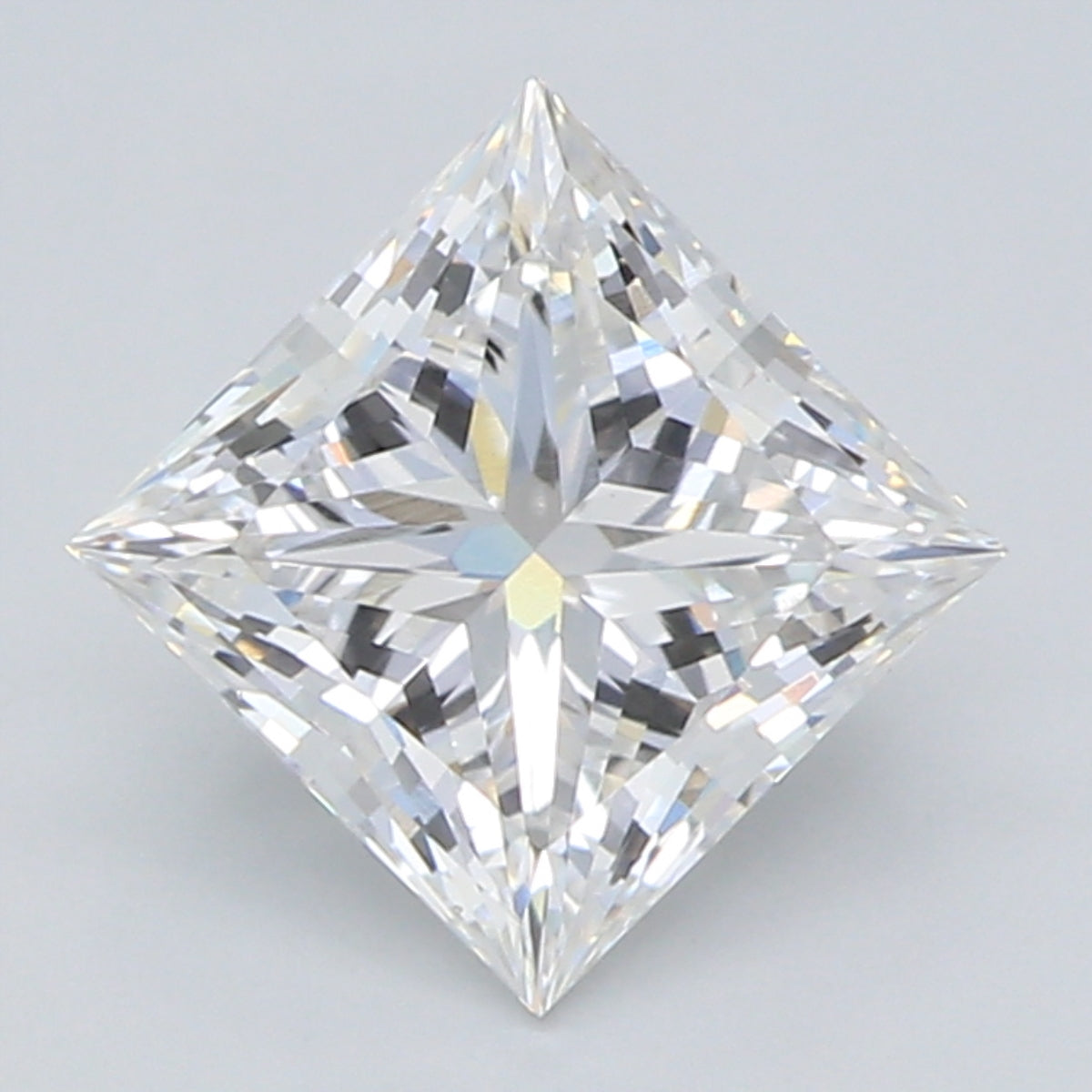 0.91 Carat Princess Cut Lab Created Diamond