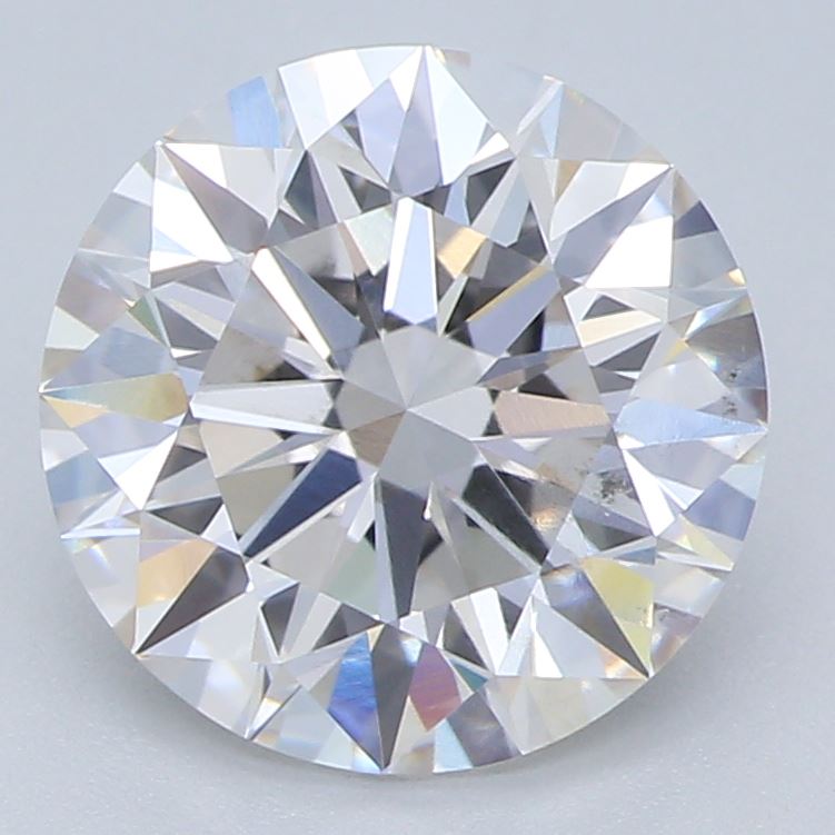 1.64 Carat Round Cut Lab Created Diamond