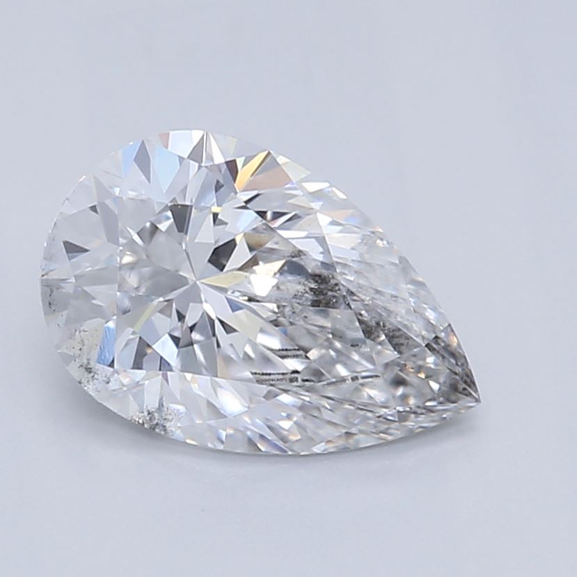 0.61 Carat Pear Cut Lab Created Diamond