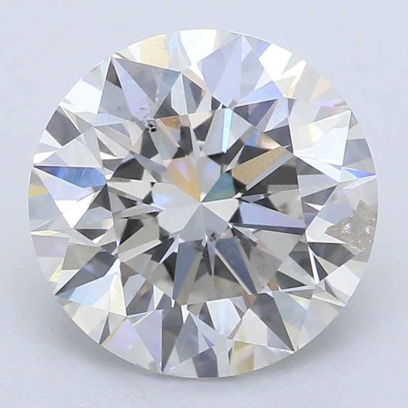2.04 Carat Round Cut Lab Created Diamond