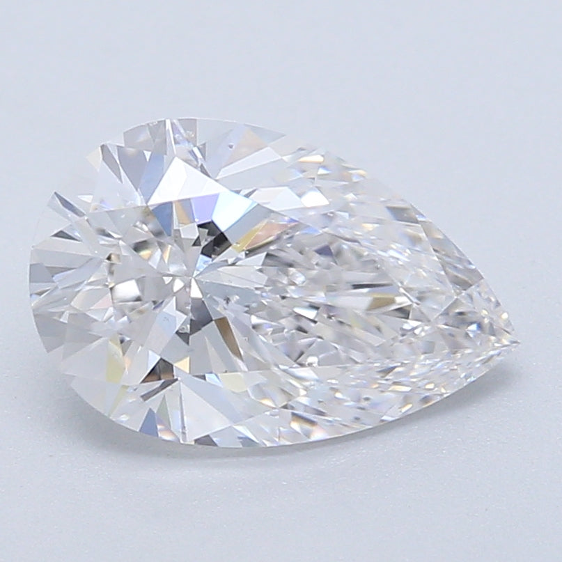 0.92 Carat Pear Cut Lab Created Diamond