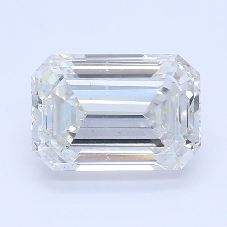 0.83 Carat Emerald Cut Lab Created Diamond