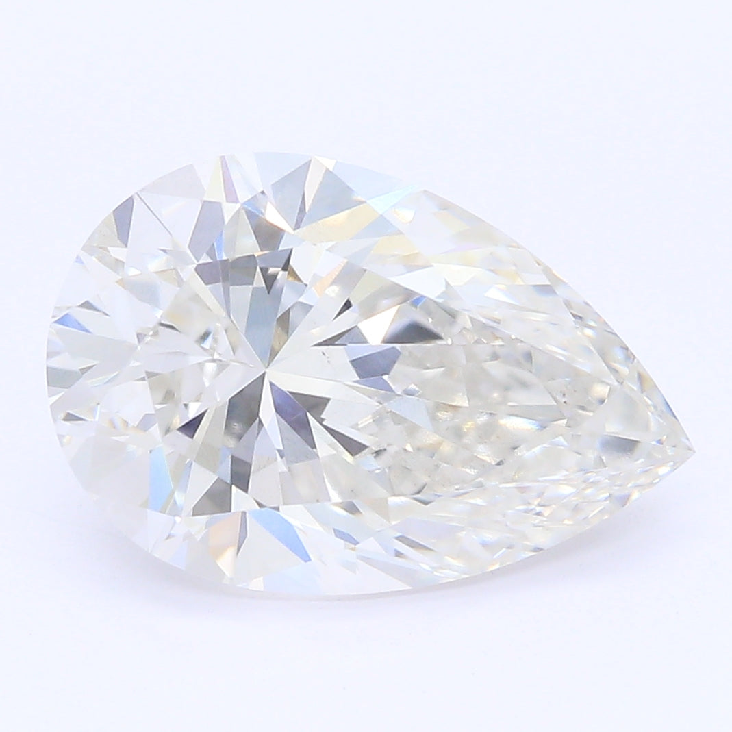 2.26 Carat Pear Cut Lab Created Diamond
