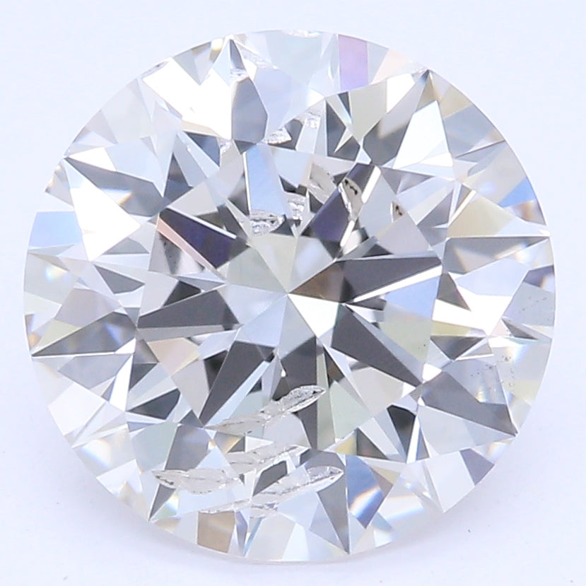 2.13 Carat Round Cut Lab Created Diamond