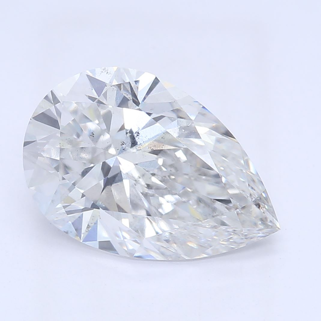 1.67 Carat Pear Cut Lab Created Diamond