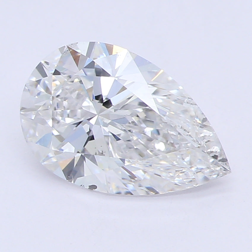 0.98 Carat Pear Cut Lab Created Diamond