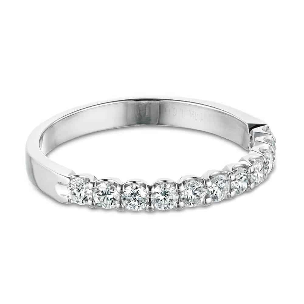 Shown with 0.50ctw Lab Diamonds in 14k White Gold