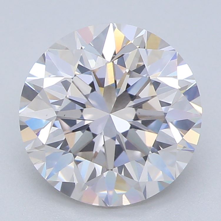 1.51 Carat Round Cut Lab Created Diamond