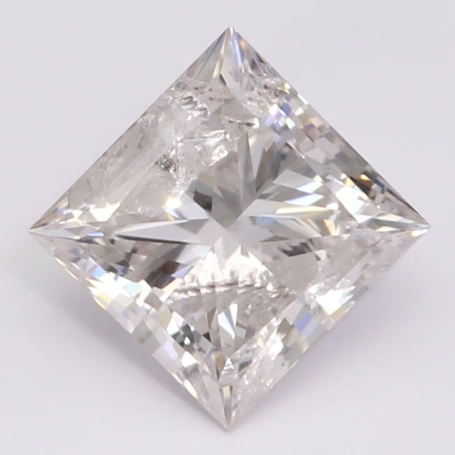 0.84 Carat Princess Cut Lab Created Diamond