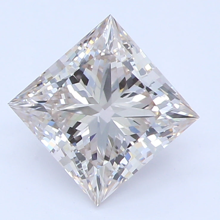0.87 Carat Princess Cut Lab Created Diamond