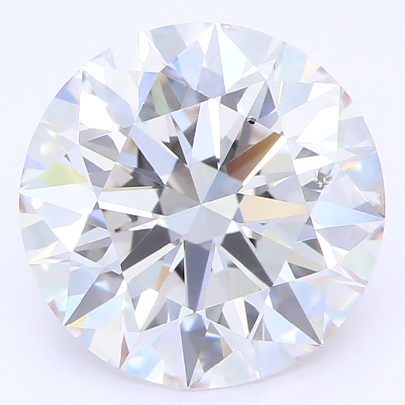 2.19 Carat Round Cut Lab Created Diamond