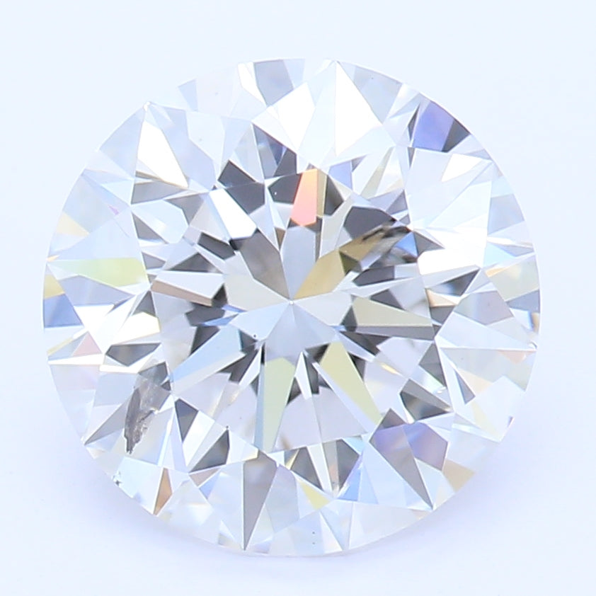 2.01 Carat Round Cut Lab Created Diamond