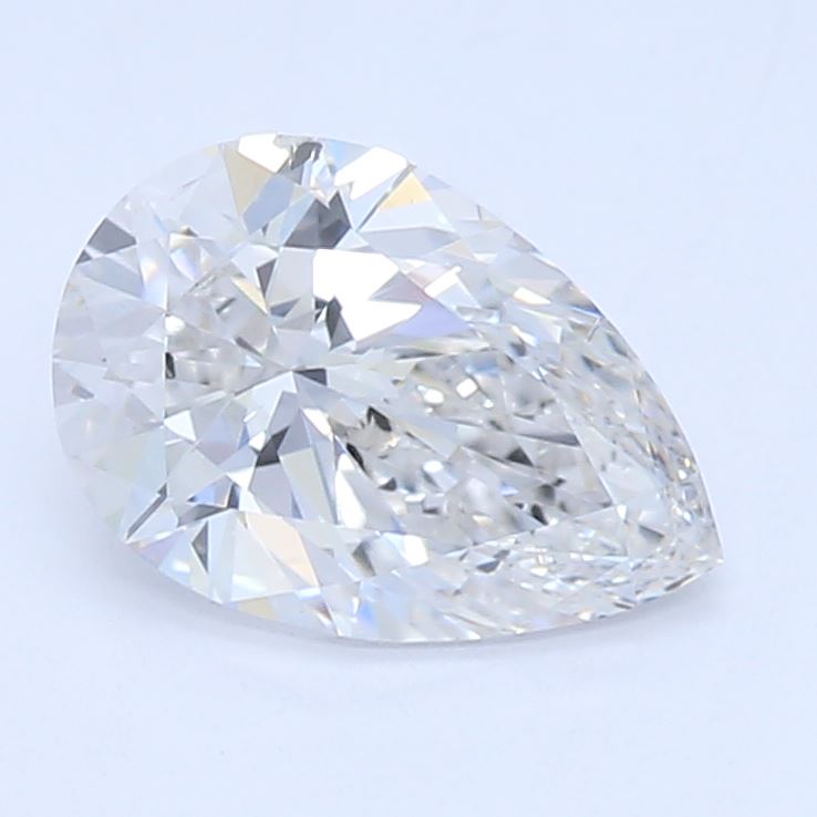 0.69 Carat Pear Cut Lab Created Diamond
