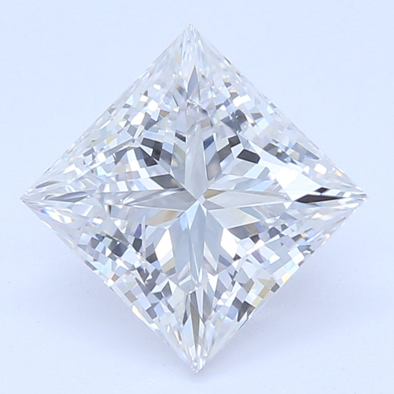 0.87 Carat Princess Cut Lab Created Diamond