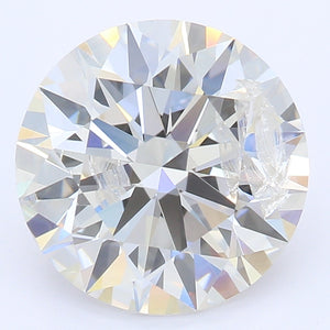 2.09 Carat Round Cut Lab Created Diamond