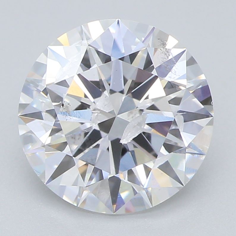 1.61 Carat Round Cut Lab Created Diamond