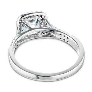  Adara accented engagement ring 2.0ct lab-grown diamond cushion cut engagement ring