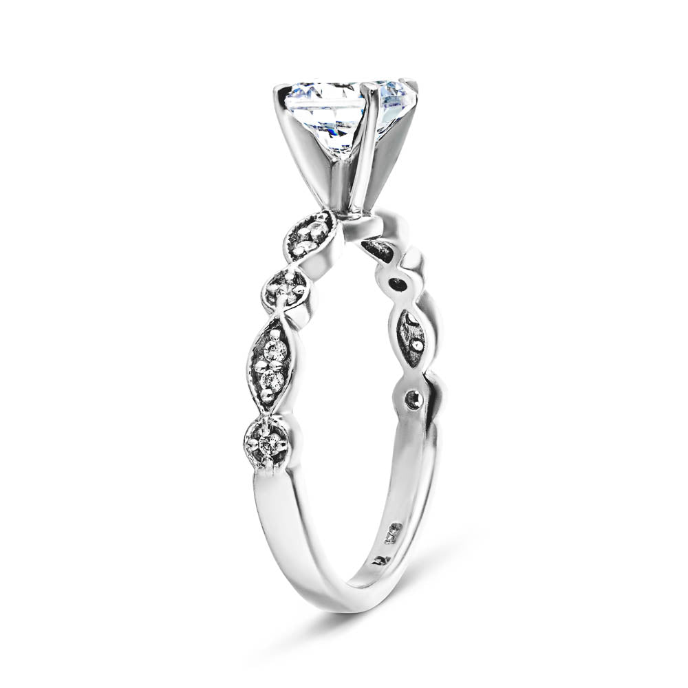14K Gold Citrine Engagement Ring Set Vintage Bridal Promise Anniversary  Gift for Women - gardensring