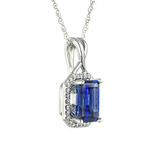  blue sapphire pendant
