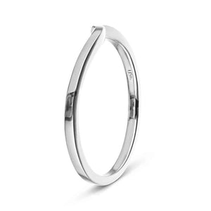  curved solid wedding band to match hoyt engagement ring