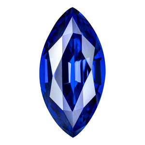 0.50 Carat Marquise Cut Blue Sapphire Lab Created Gemstone