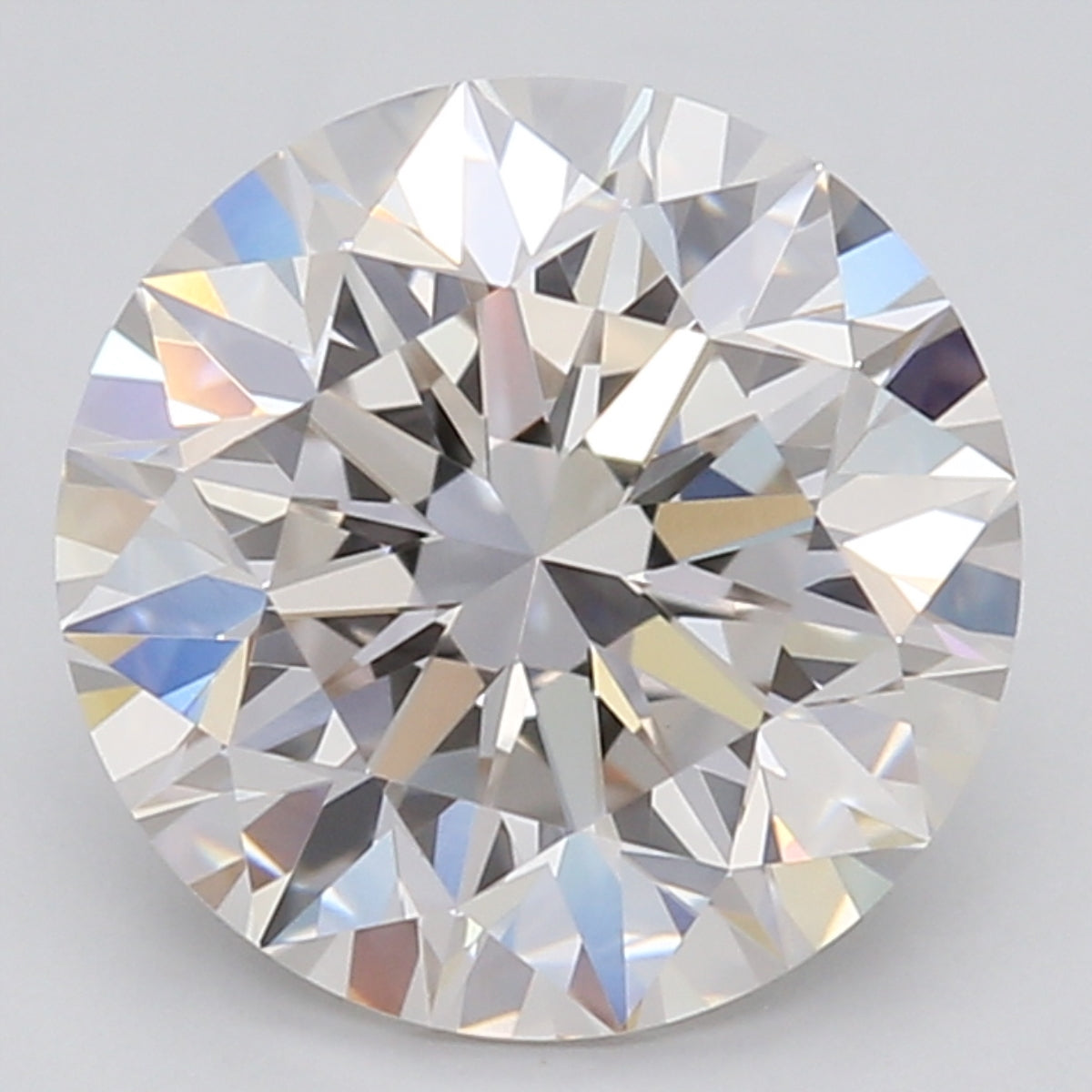 1.58 Carat Round Cut Lab Created Diamond