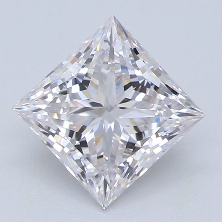 0.89 Carat Princess Cut Lab Created Diamond