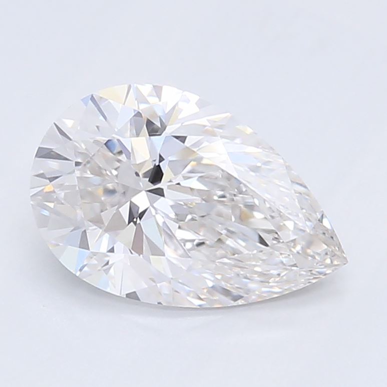 0.58 Carat Pear Cut Lab Created Diamond