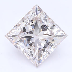 1.63 Carat Princess Cut Lab Created Diamond