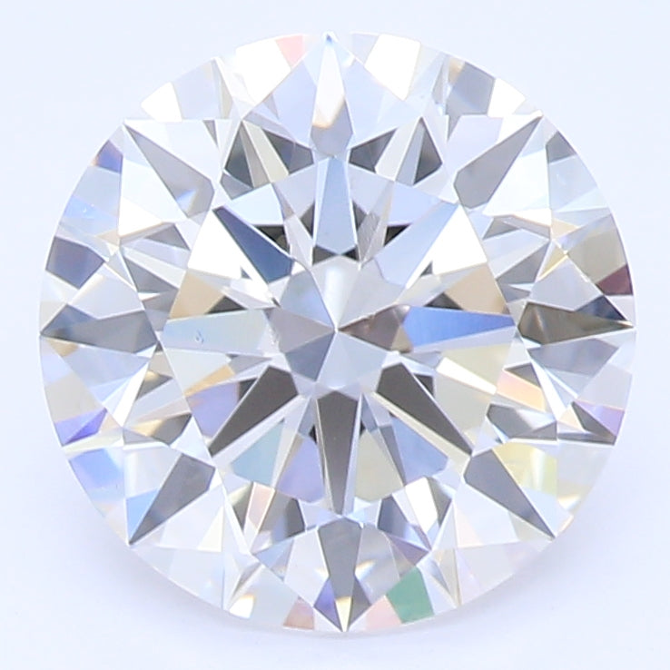 1.61 Carat Round Cut Lab Created Diamond