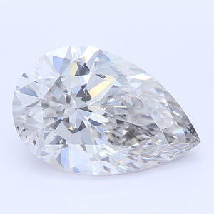 1.68 Carat Pear Cut Lab Created Diamond