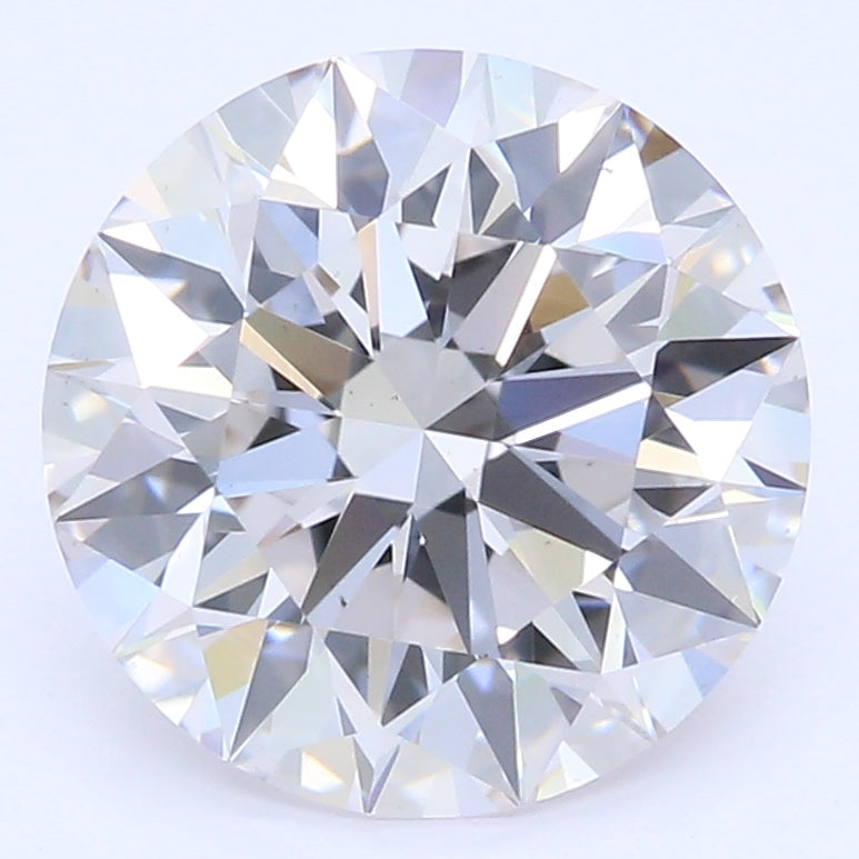 1.69 Carat Round Cut Lab Created Diamond