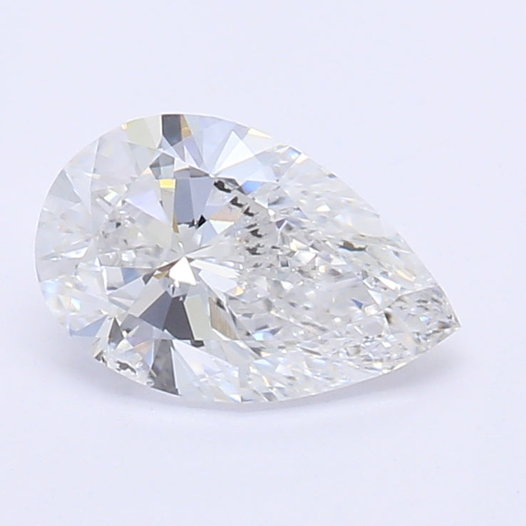 0.49 Carat Pear Cut Lab Created Diamond