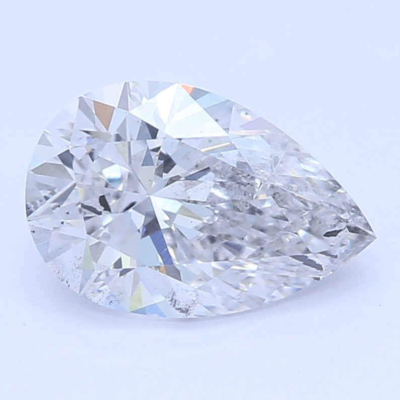 0.68 Carat Pear Cut Lab Created Diamond