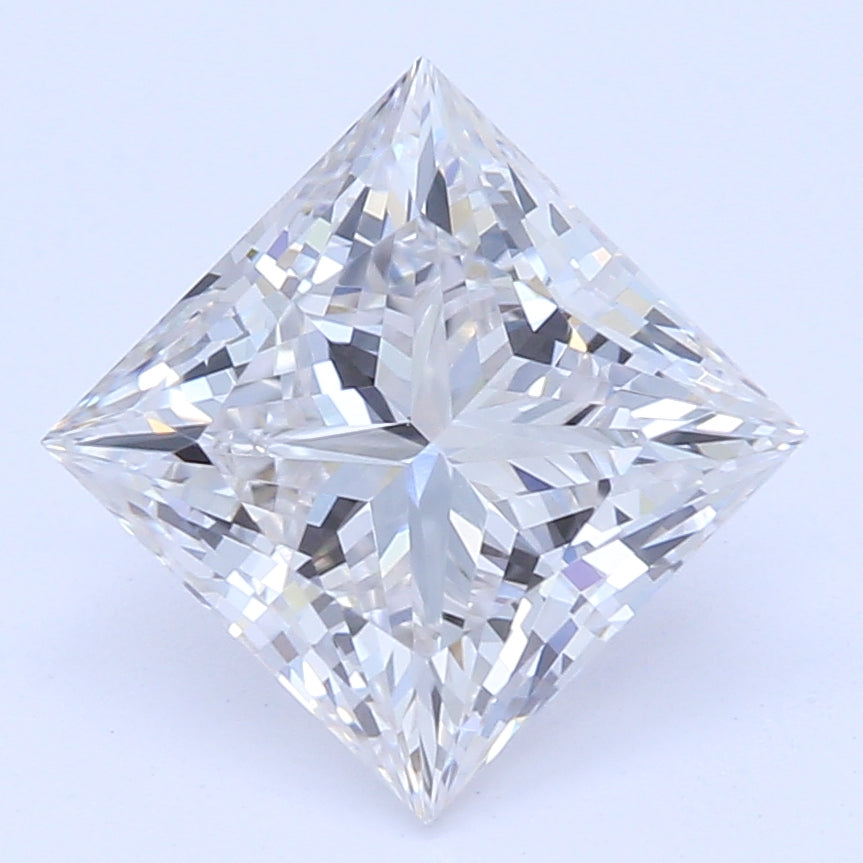 1.21 Carat Princess Cut Lab Created Diamond