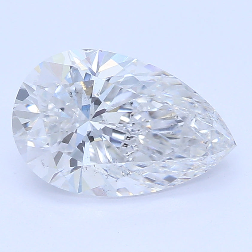0.84 Carat Pear Cut Lab Created Diamond
