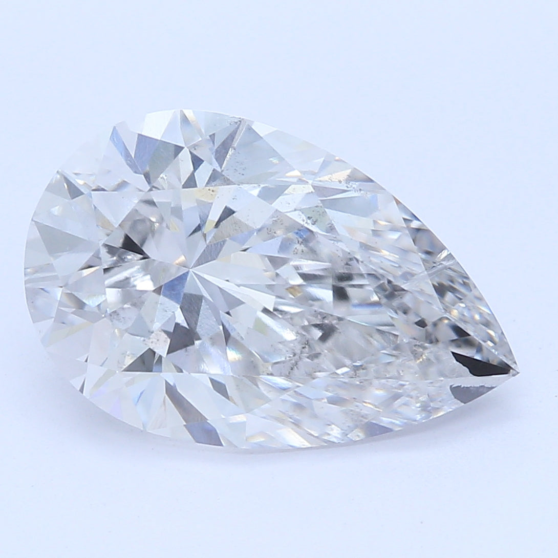 1.83 Carat Pear Cut Lab Created Diamond