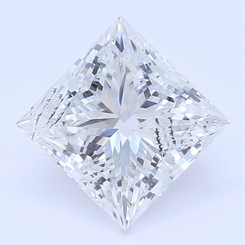 0.88 Carat Princess Cut Lab Created Diamond