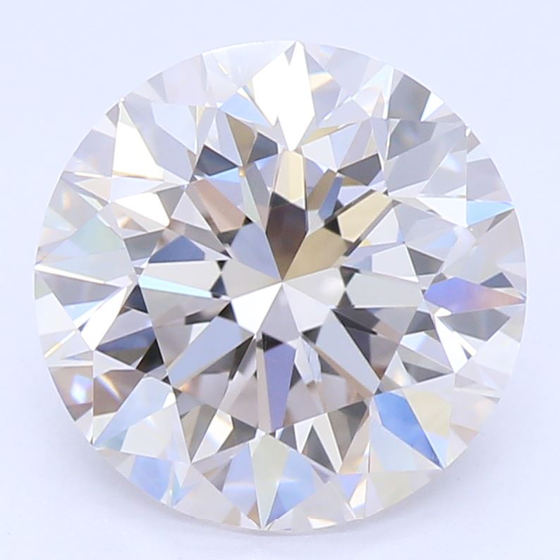 2.01 Carat Round Cut Lab Created Diamond