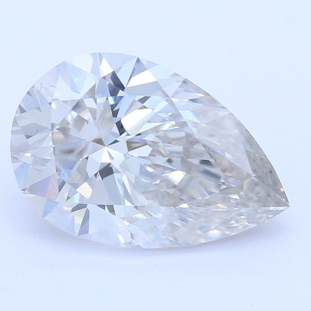 1.78 Carat Pear Cut Lab Created Diamond