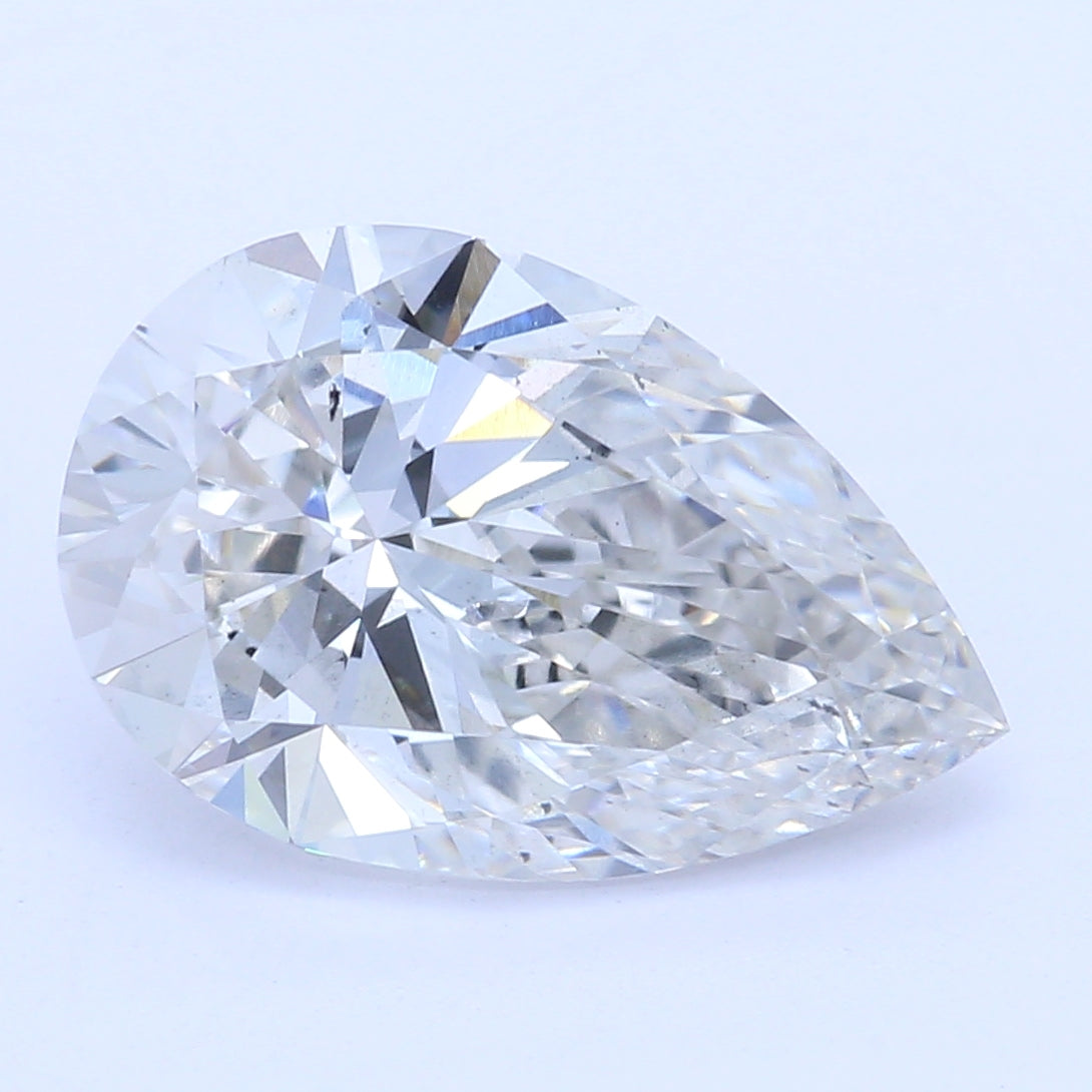 1.62 Carat Pear Cut Lab Created Diamond