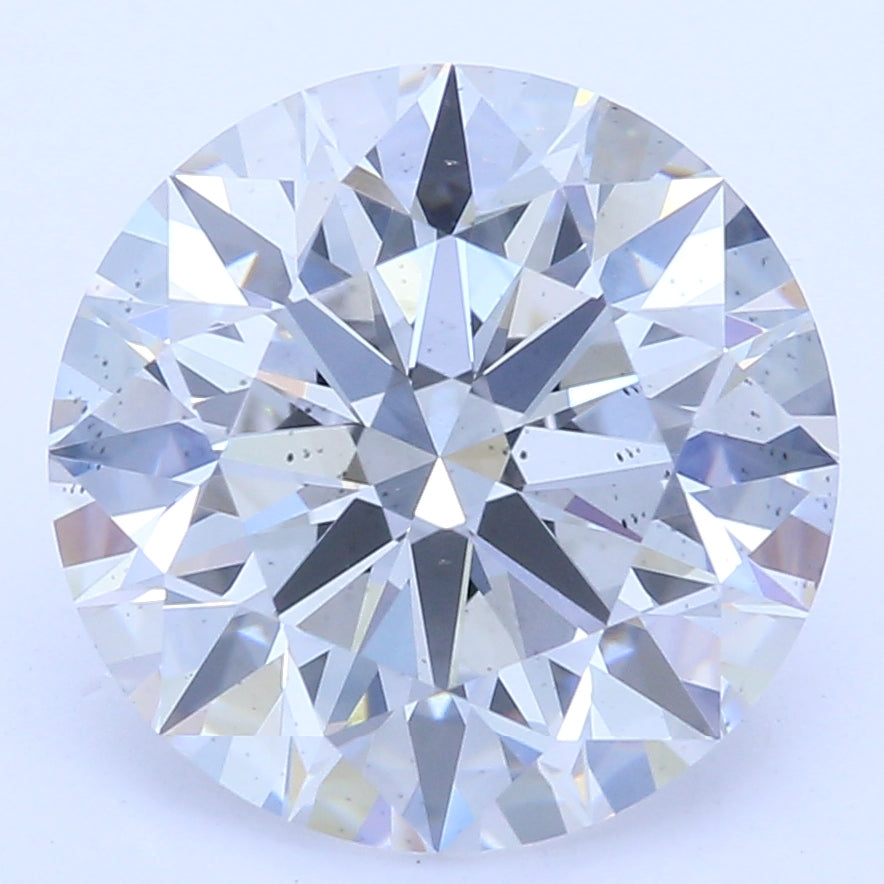 2.20 Carat Round Cut Lab Created Diamond